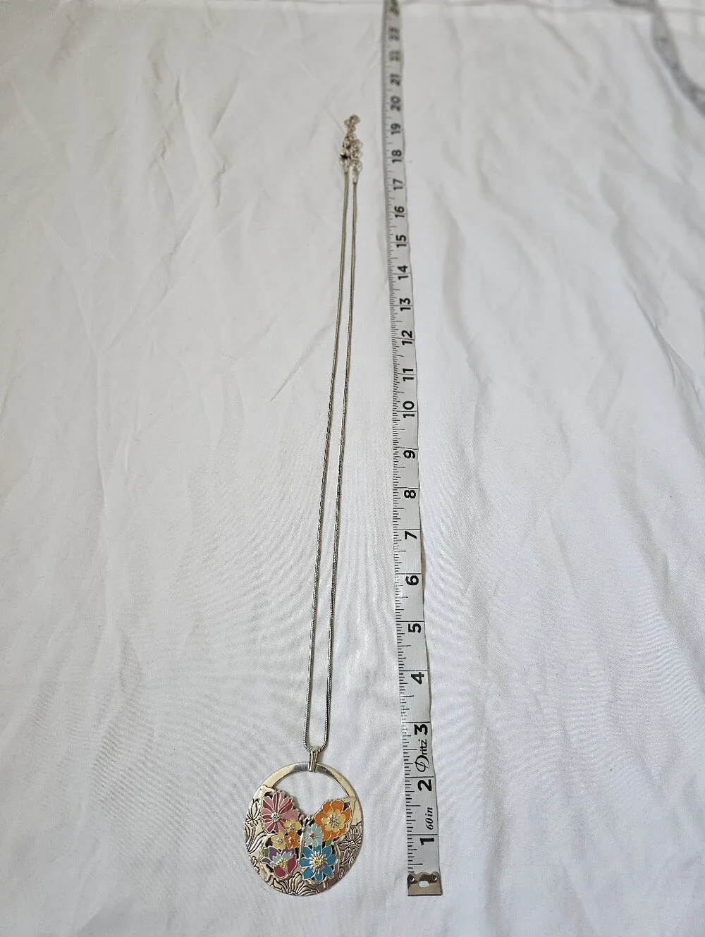 Brighton Enchanted Garden Convertible Reversible Floral Butterfly Necklace